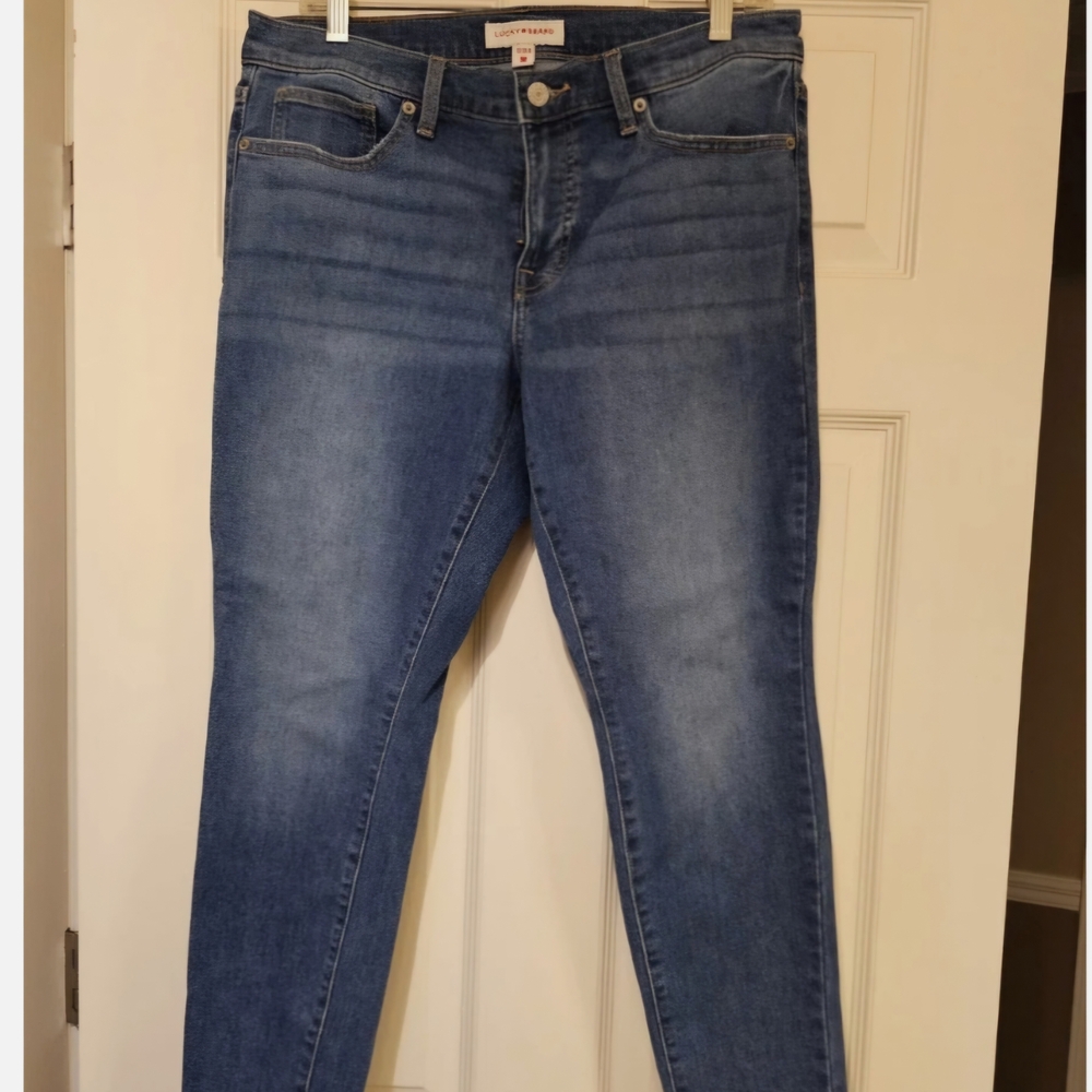Lucky Brand Blue Skinny Jeans Medium Wash